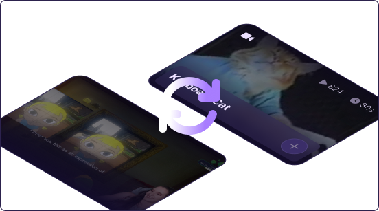 Convert YouTube & Twitch Clips directly within our Library
