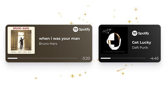 Highlight your Spotify Songs with our Now Playing Stream Widget