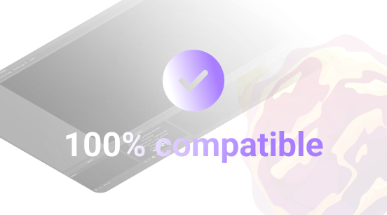 100% compatible with your Media Files & all popular Streaming Tools like OBS